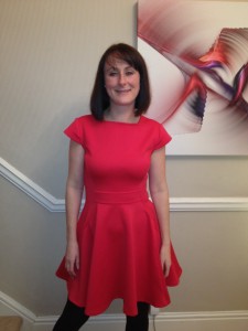 sams after  photo 2 red dress april 14